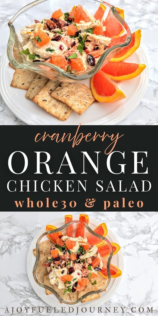 Cranberry Orange Chicken Salad