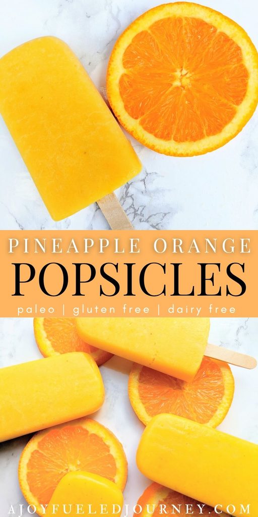 Pineapple Orange Banana Popsicles