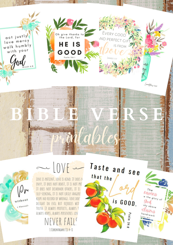 Bible Verse Printables