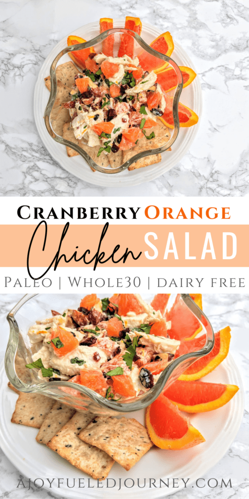 Cranberry Orange Chicken Salad