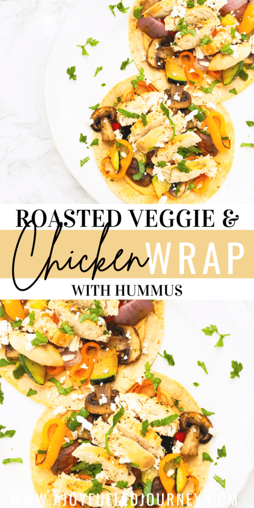 Chicken Hummus Wrap