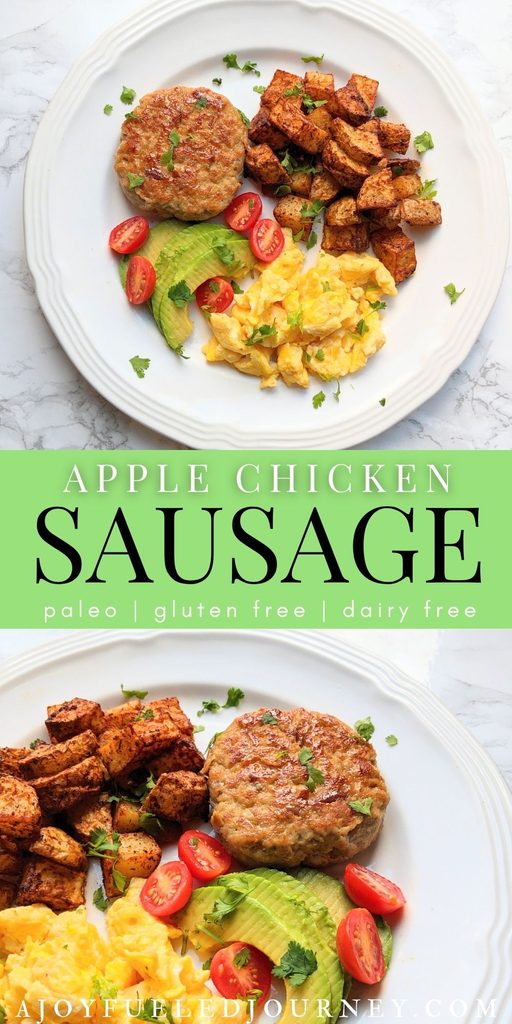 Apple Chicken Sausage Patties (Paleo)