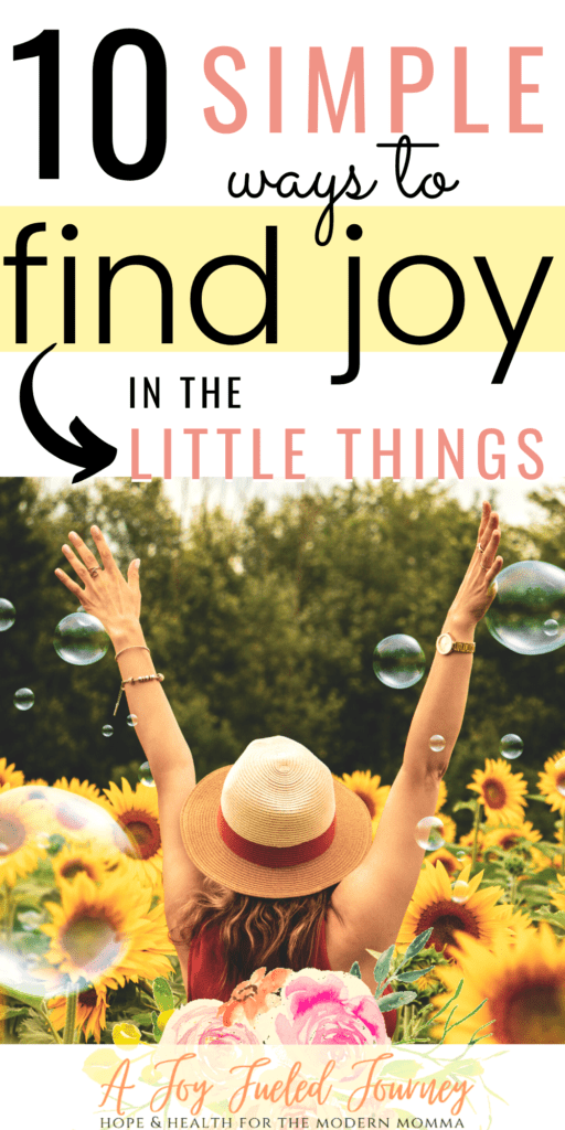 Find Joy in the Little Things