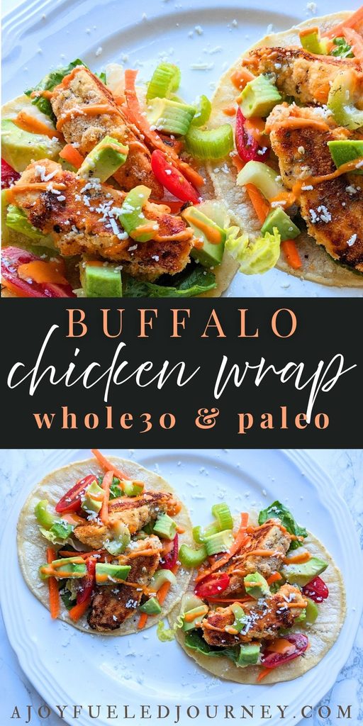 Buffalo Chicken Wrap (Paleo)
