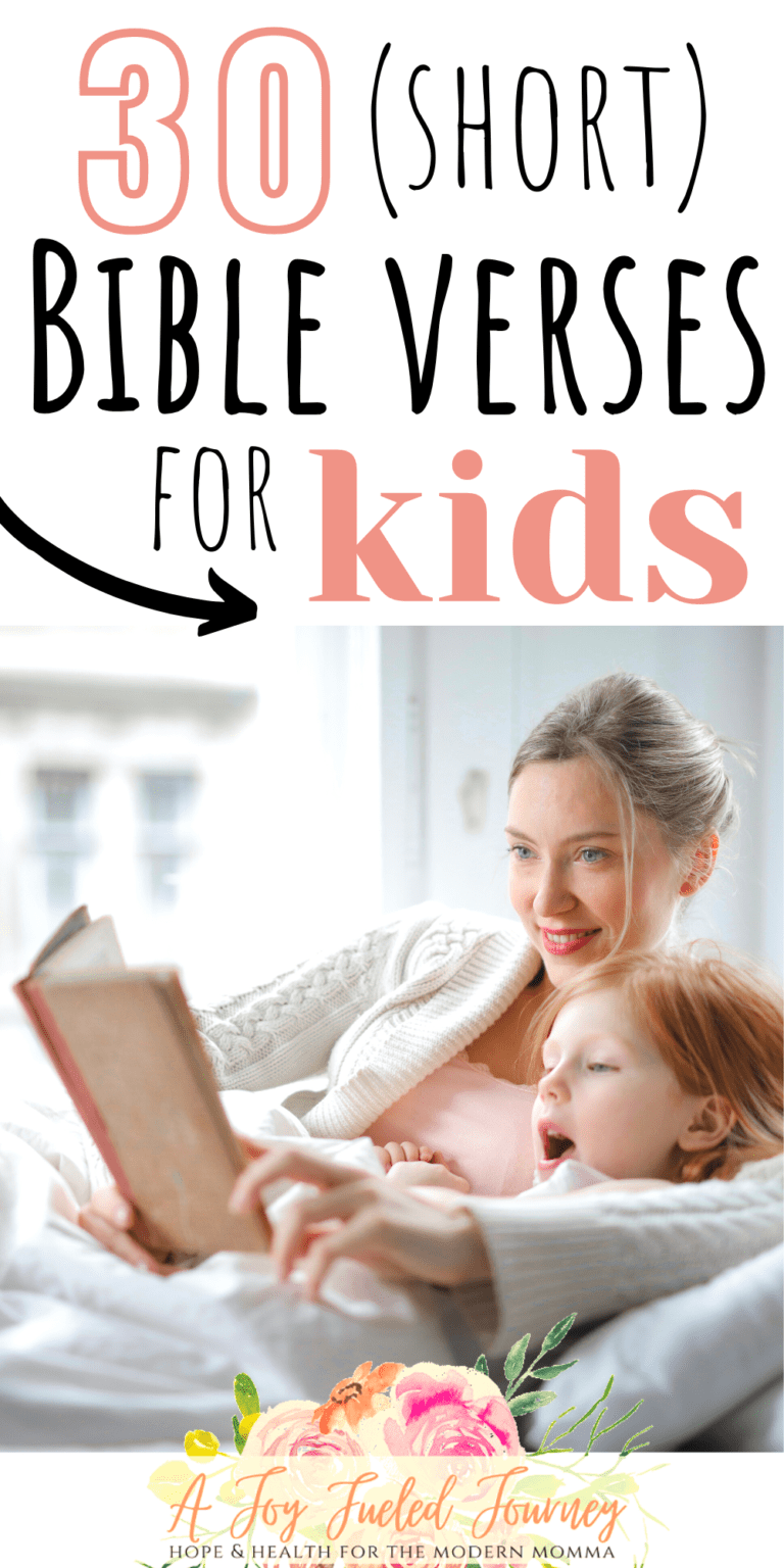 30 Short Bible Verses For Kids To Memorize - A Joy Fueled Journey