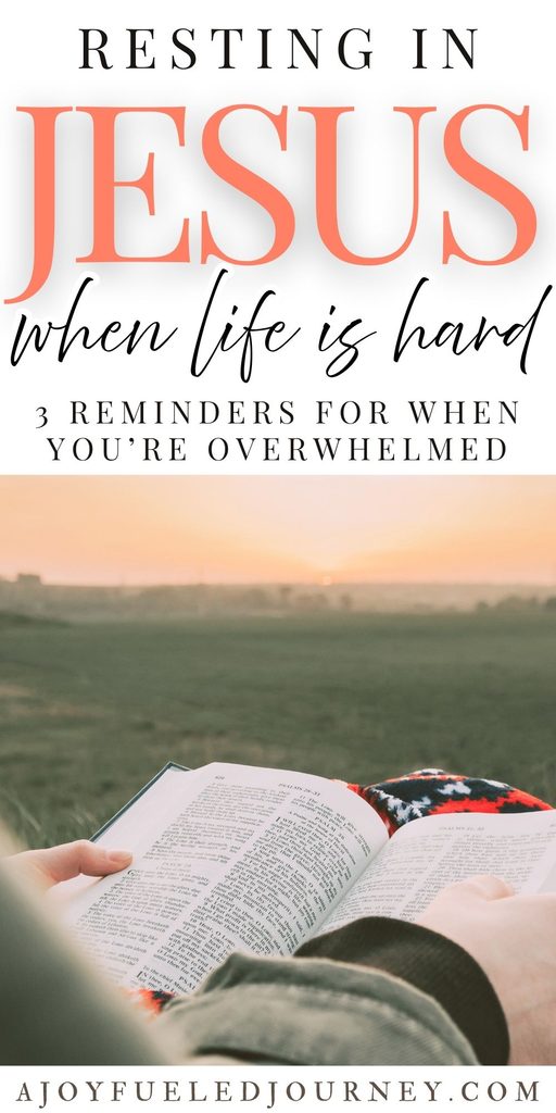 Resting in Jesus