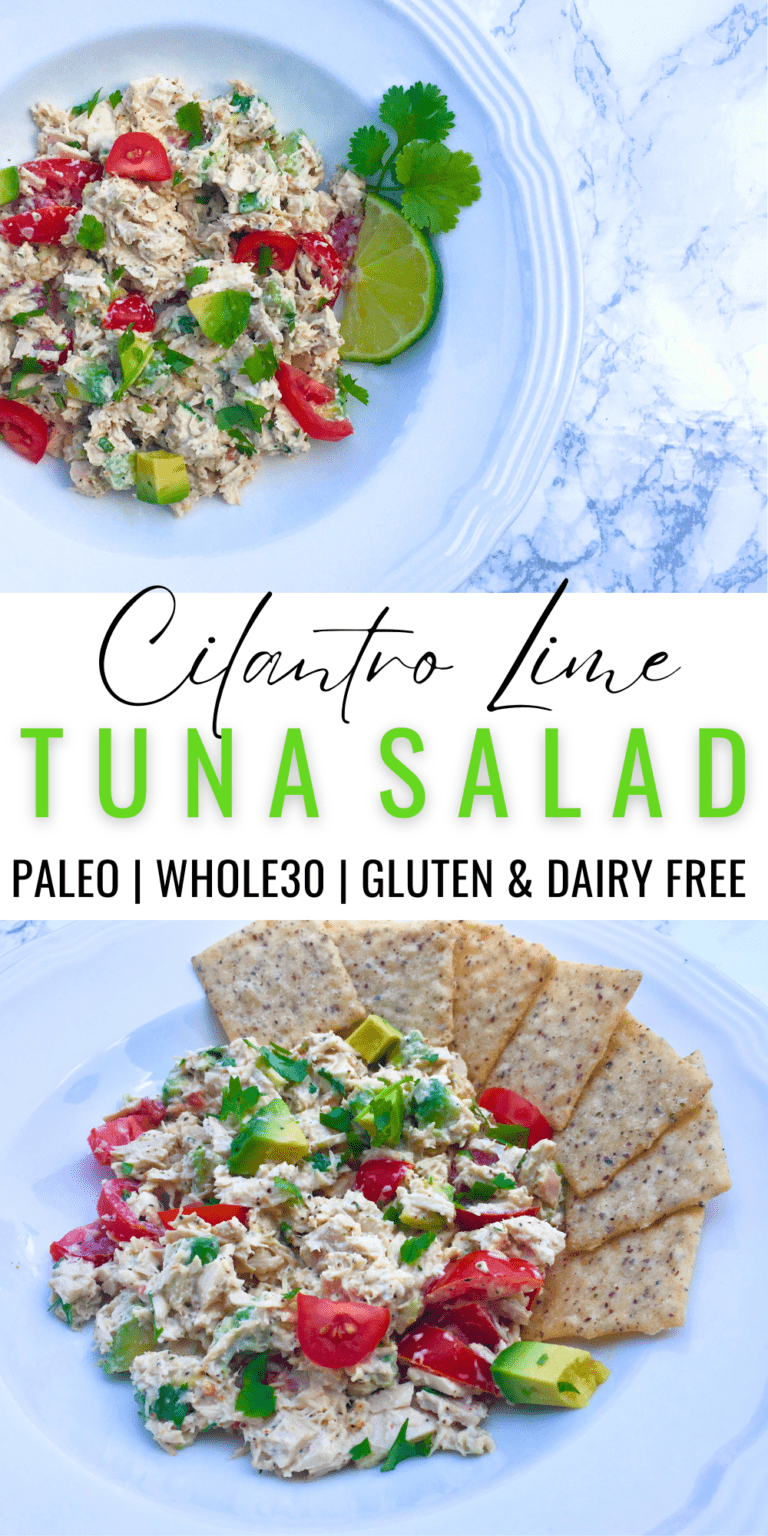 Cilantro Lime Tuna Salad - A Joy Fueled Journey